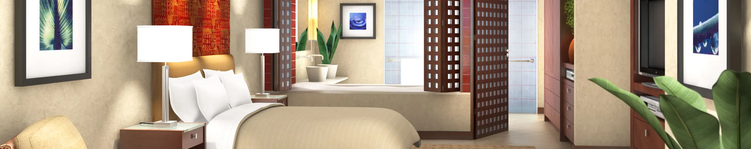 Rendering preview for interiors